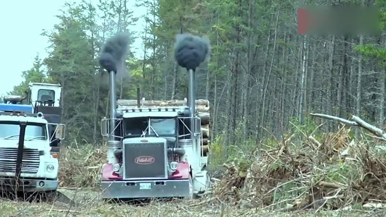 这么大的卡车，拉这点货就很吃力，比国产车差远了