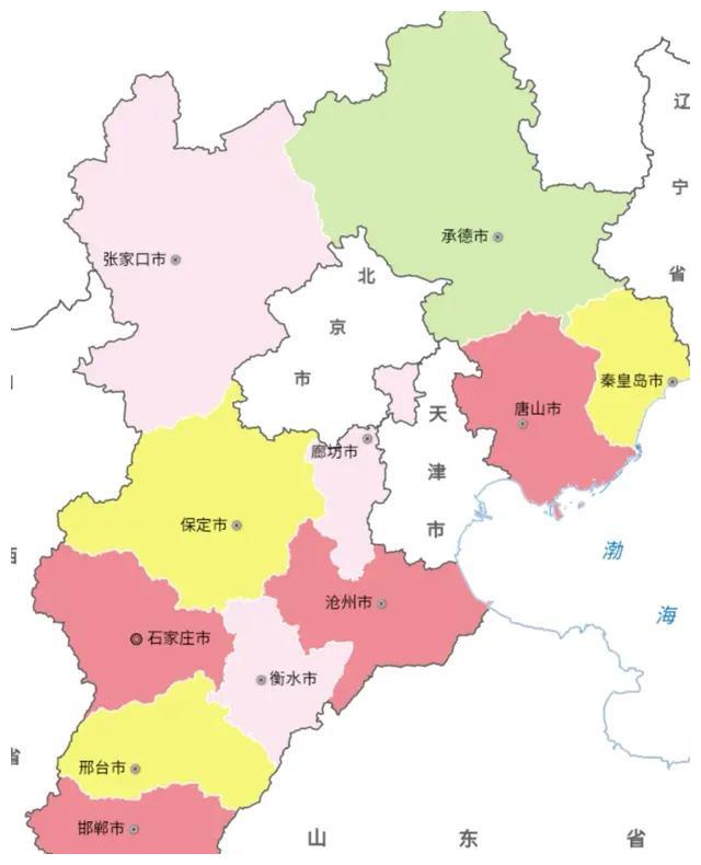 中国行政区划——河北保定