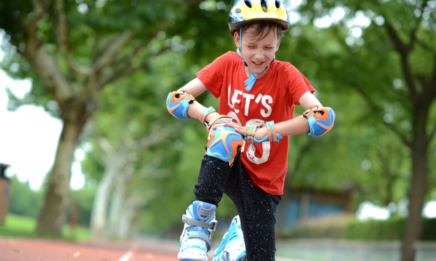 米高轮滑教学, 儿童学习轮滑如何做好安全防护