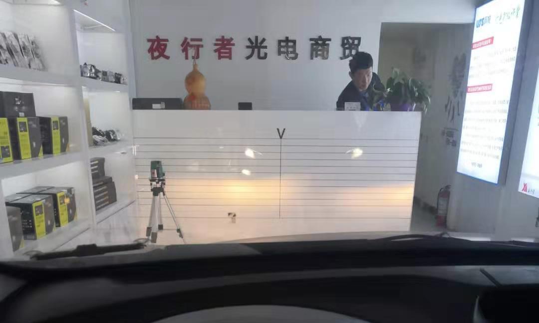 长安致尚XT原车灯老化升级透镜