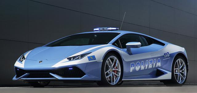 各个国家豪华警车秀!日本用GTR,迪拜用超跑