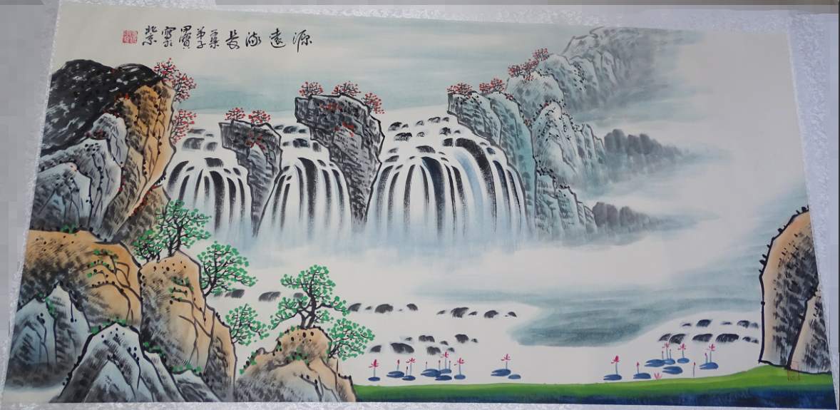 贵州瑞麟:画作大家雷甲宝&郑灵海作品