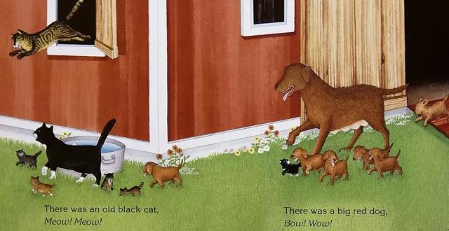 中英文绘本《大红谷仓》 英文有声绘本《BigRedBarn》大红谷仓