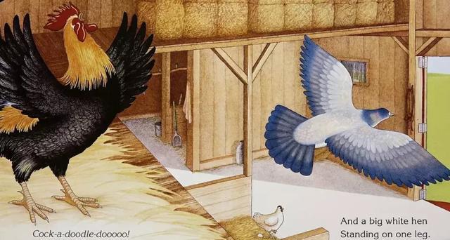 中英文绘本《大红谷仓》 英文有声绘本《BigRedBarn》大红谷仓