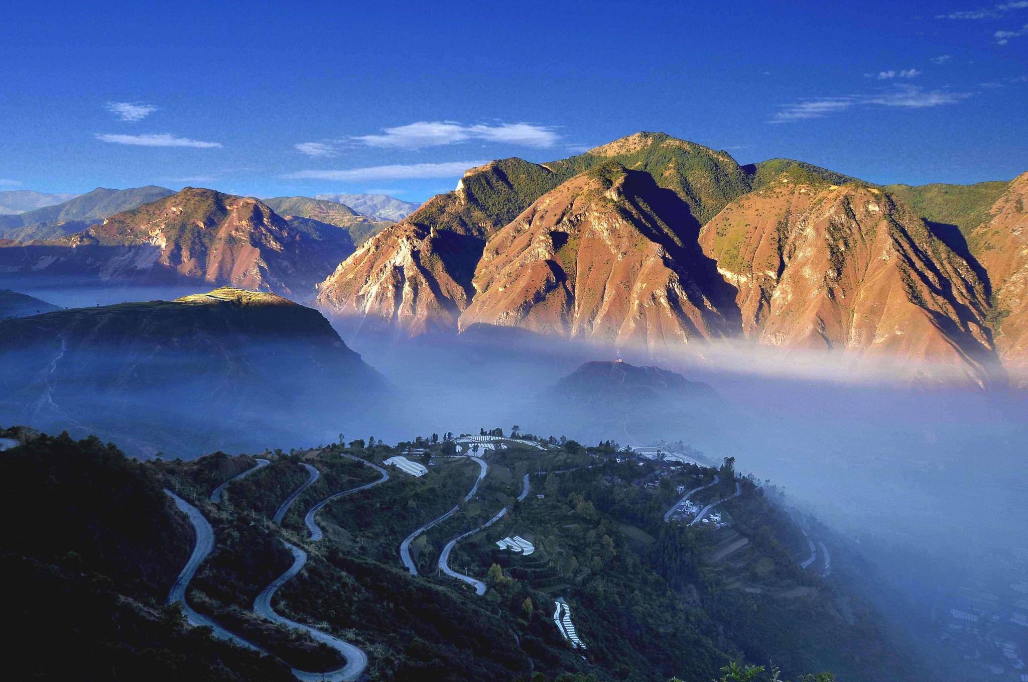 中国最多大山的省份:号称风景壮丽气势雄伟,云南福建贵州