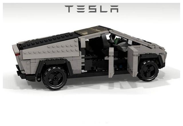 乐高达人版特斯拉Cyber??truck电动皮卡车:神还原