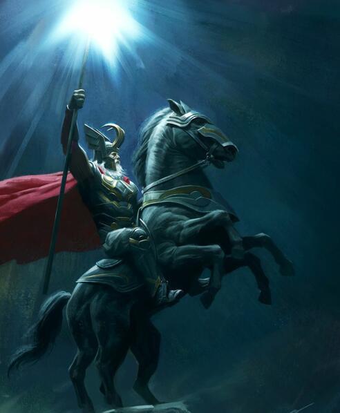 阿斯加德的4只神奇坐骑,奥丁驾八足马,海拉养巨狼,雷神骑什么