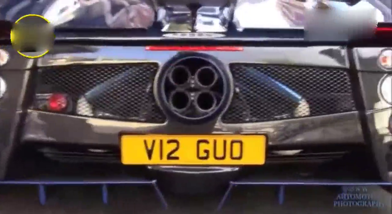 街头拍到价值2300万的帕加尼跑车，车子开动的一瞬间心沦陷了