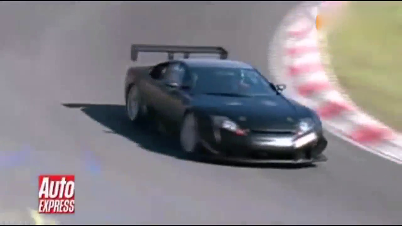 超级跑车 雷克萨斯LF-A 急速驾驶