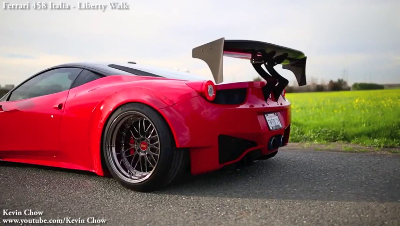 视觉冲击 多辆改装宽体性能车秀性能