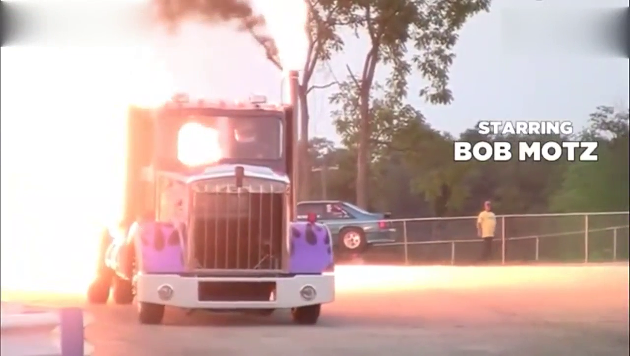 国外飞机发动机改装到卡车上，速度堪比飞机！