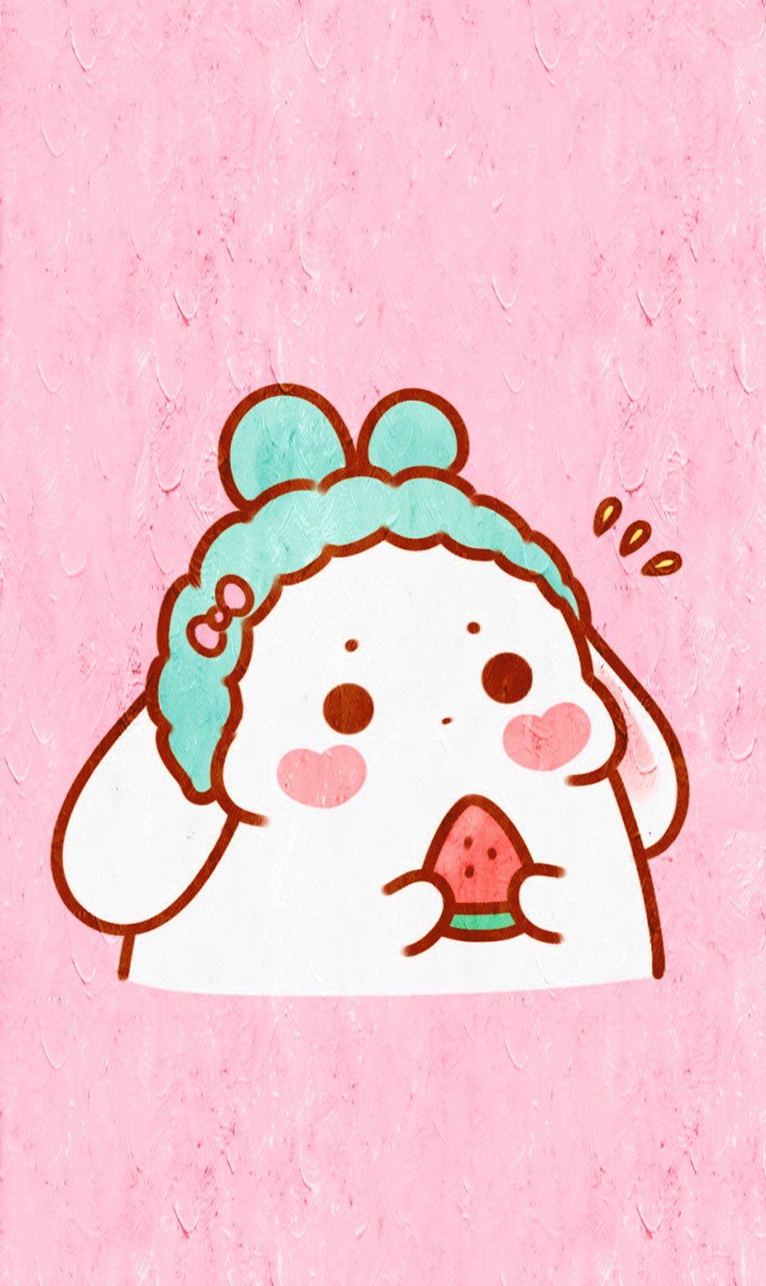 动漫壁纸:超可爱萌系卡通手机壁纸,毛茸茸的小兔子喜欢吗?