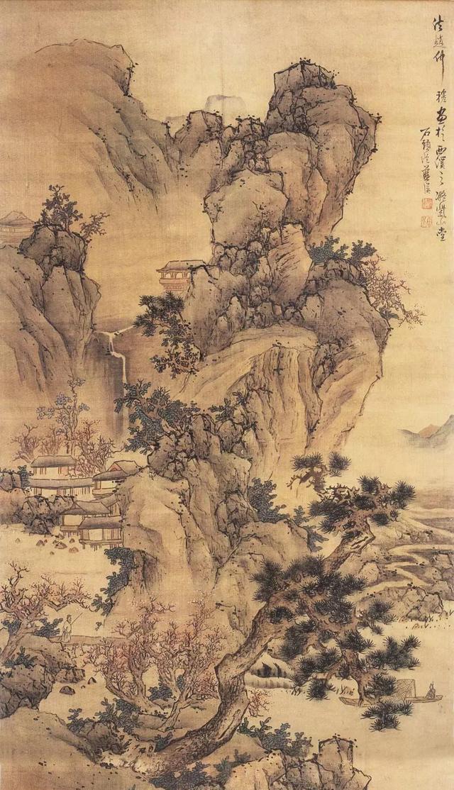 「书画欣赏」明代浙派大家蓝瑛画作欣赏