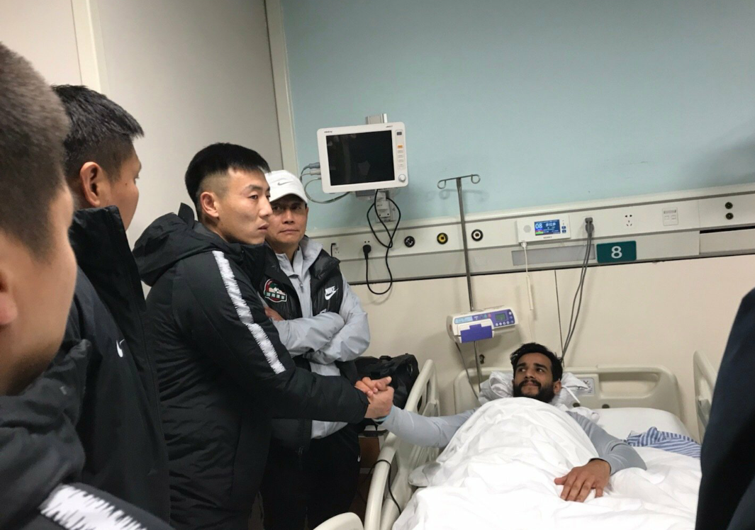 河南建业外援多拉多正在积极接受治疗,祝多拉