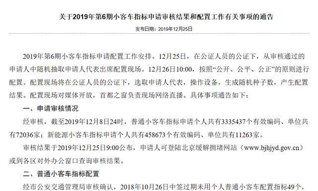 新申请者或将等待9年，北京新能源小客车指标情况出炉