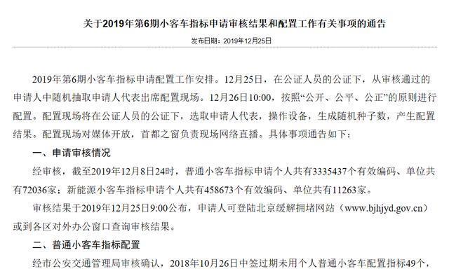新申请者或将等待9年，北京新能源小客车指标情况出炉