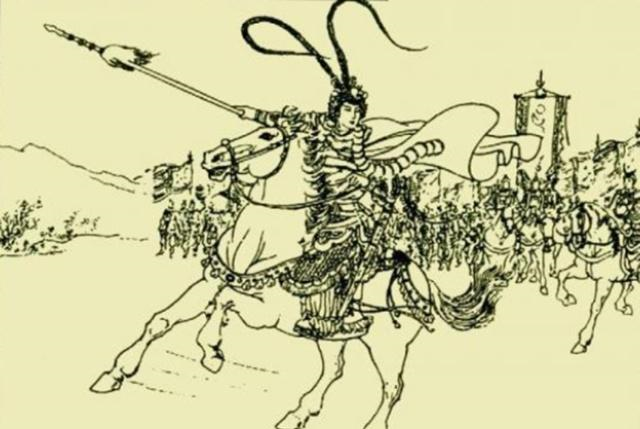 单单国第一女将先擒狄青三虎将,再破狄两法宝,最后把狄青生擒