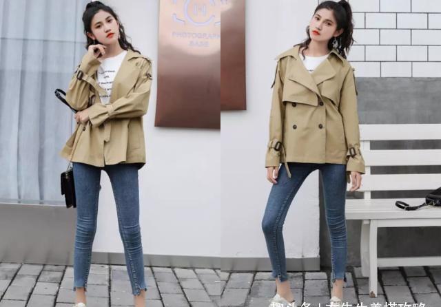 牛仔裤风衣_风衣搭配牛仔裤