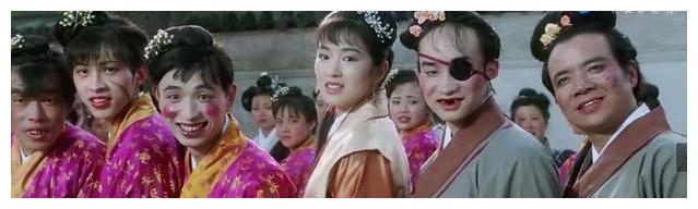 蓝洁瑛在《唐伯虎点秋香》也有出演，虽然镜头不多，但魅力十足