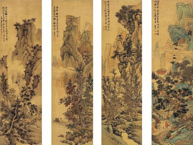 「书画欣赏」明代浙派大家蓝瑛画作欣赏