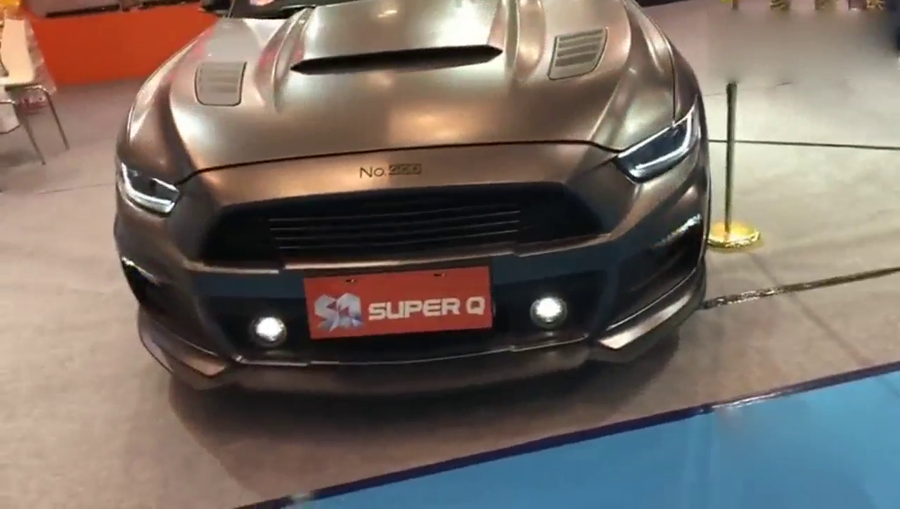 改装很优美的野马跑车