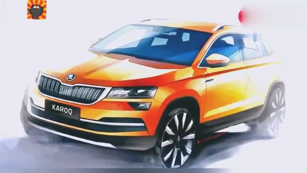 上汽斯柯达KAROQ设计图，发布即将亮相广州车展！