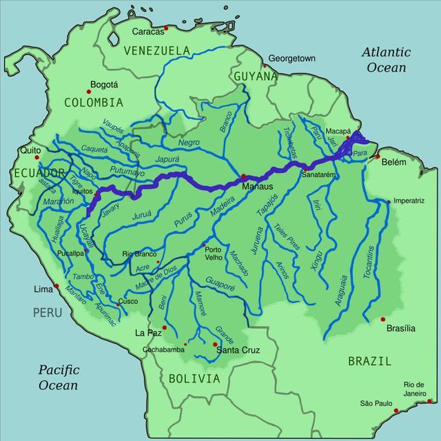 毫无疑问,就是亚马逊河.