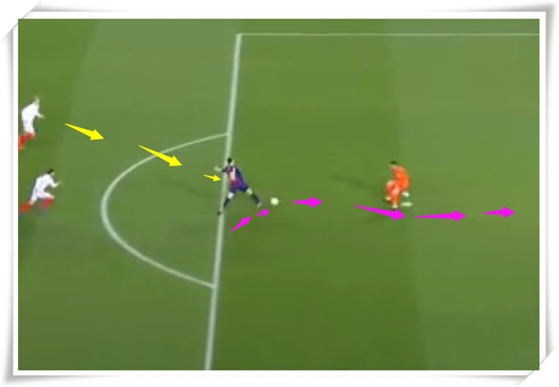 巴萨6-1塞维利亚梅西:有时候 球自己也能走进