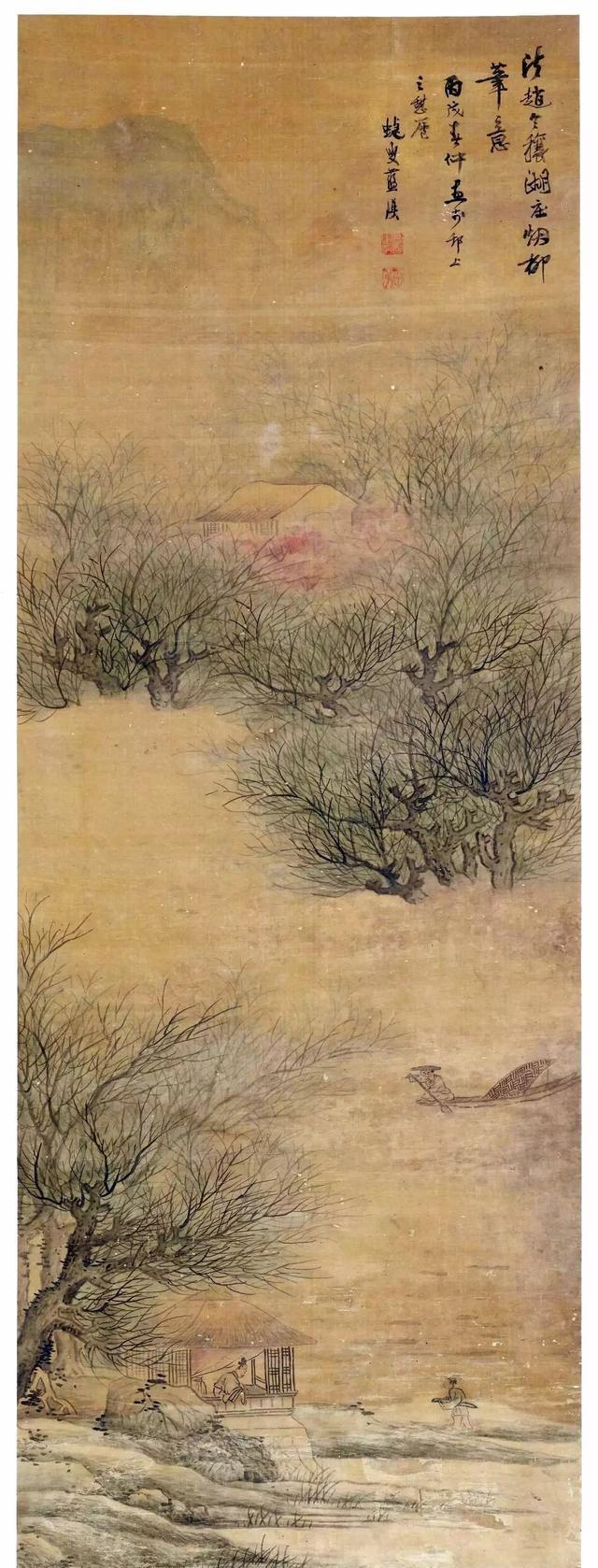 「书画欣赏」明代浙派大家蓝瑛画作欣赏