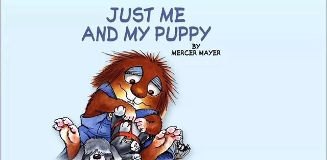 中英文绘本《我和我的小狗》 英文有声绘本《JustMeandMyPuppy》我和我的小狗