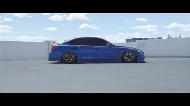 蓝色小跑车，外观设计真是太养眼