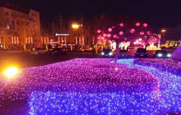 葫芦岛城市夜晚美了，年味越来越近了