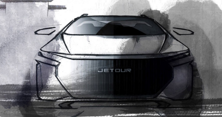 走心设计|捷途的概念图兼具传统水墨和未来科技