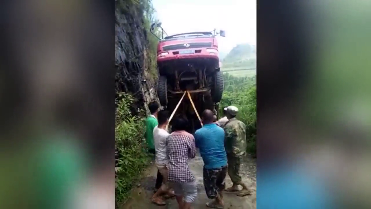 万一大卡车突然就下来，后果不堪设想