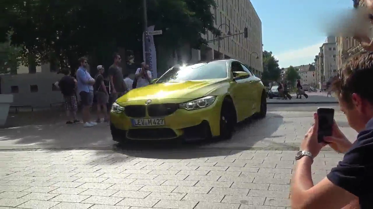 改装宝马M4 F82跑车入侵科隆!排气的声音!