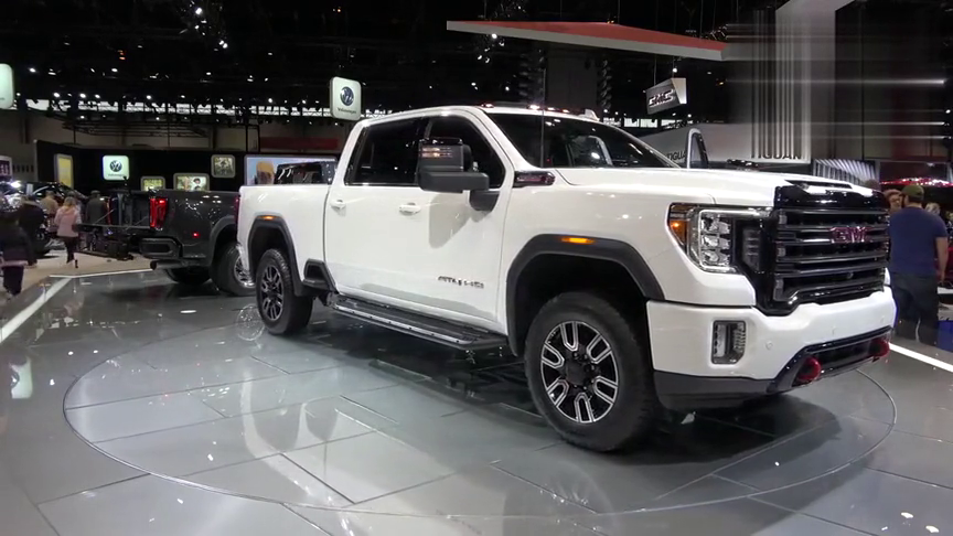 车展实拍欣赏2019款GMCSierra