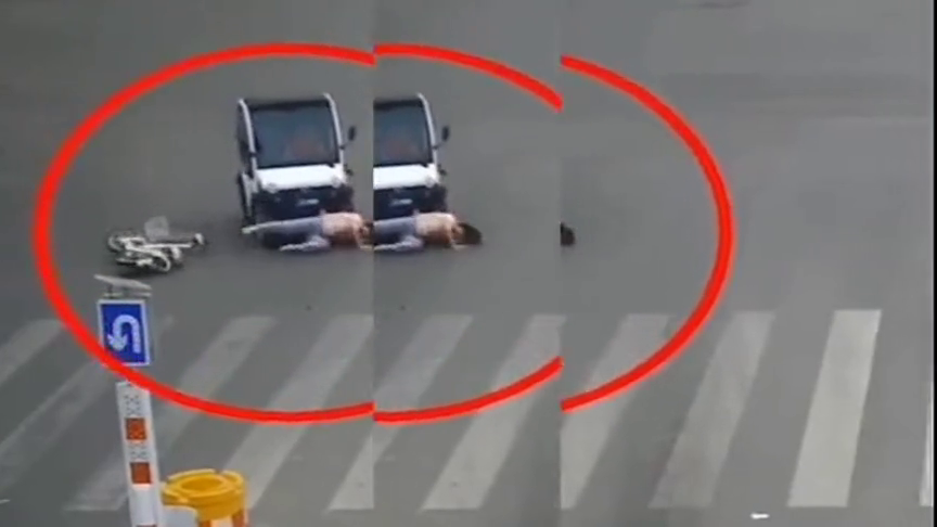 电动汽车撞电动车，丝毫没刹车的意思，本是同根生相煎何太急