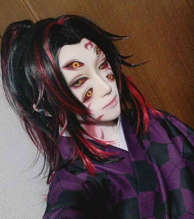 cosplay鬼灭之刃,鬼灭之刃cosplay 鬼灭之刃:还原度超高的上弦鬼cos,黑死牟宛如本尊