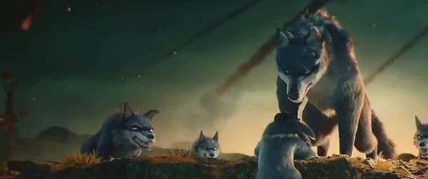 熊出没之原始时代也有穿帮镜头，熊大会瞬移，独眼好可怜!