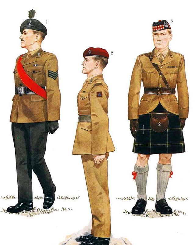 八十年代英军军服图谱
