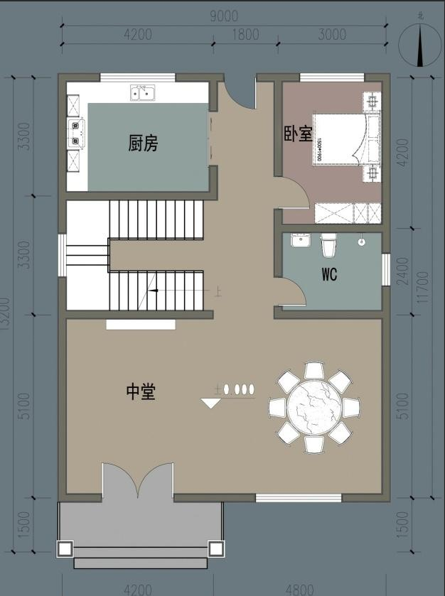 9米面宽也能建成传世的家业看了这栋农村三层别墅,相信了