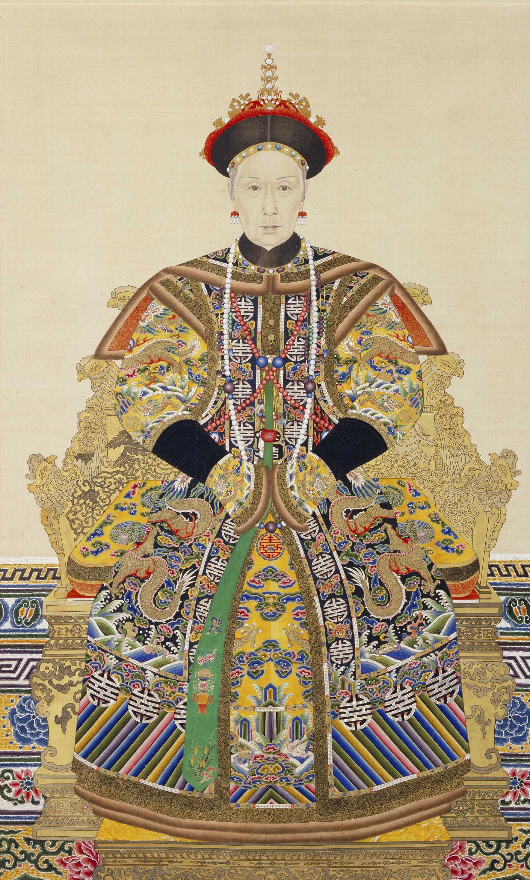这才是真实的清朝妃子皇后形象:图3是"甄嬛",图6是乾隆的最爱