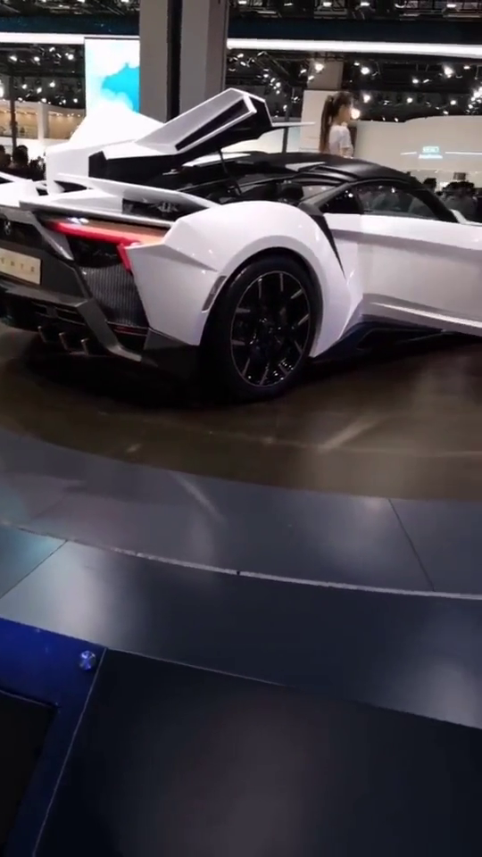 莱肯第二代芬尼尔，中东版超级跑车，看一旁的美女就知道多霸气！