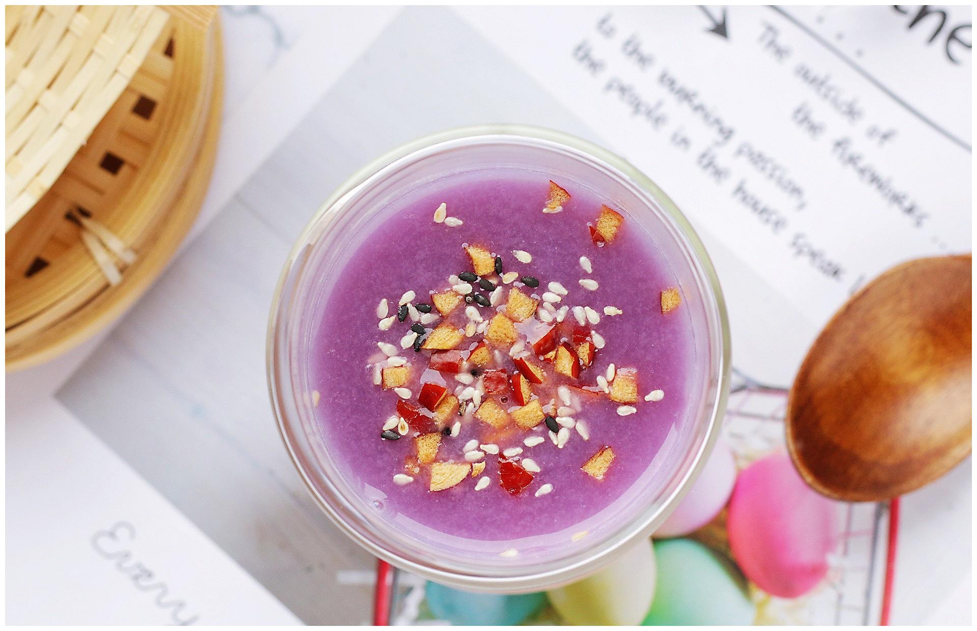 紫薯燕麦糊怎么做_紫薯燕麦糊的做法_Chris_蓉_豆果美食