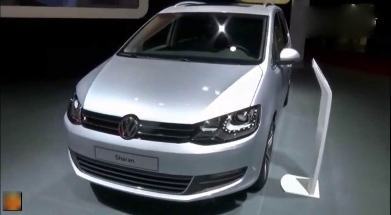 外观与内饰非常完美 家用神车 车展实拍新款大众夏朗