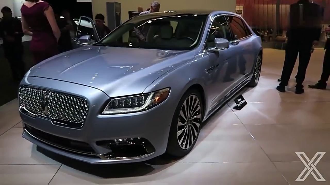 2019款林肯大陆车展亮相，打开后门那刻才是真正的霸气