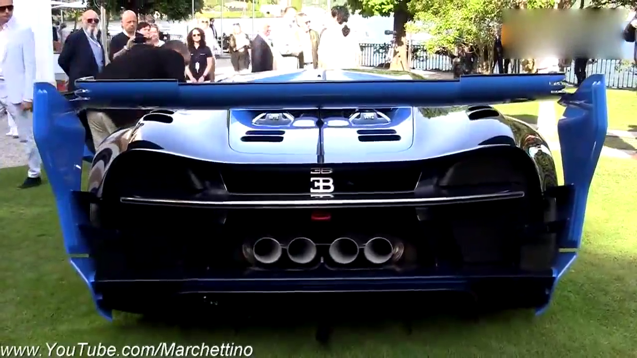 有钱也买不到的车！实拍布加迪Vision GT 跑车