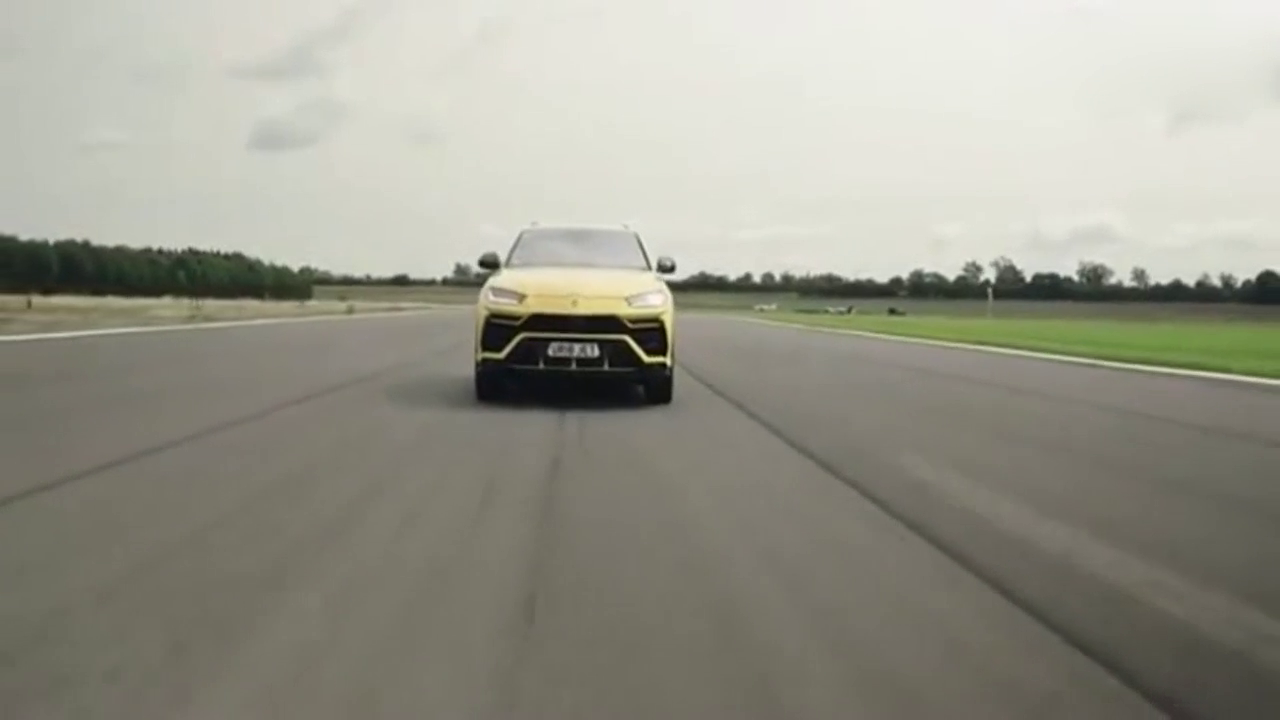 地表最快SUV兰博基尼urus，直线加速挑战跑车HURACAN