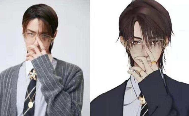 王一博有多"漫画颜"?看清和动漫的差距后,这就是男主本人吧?