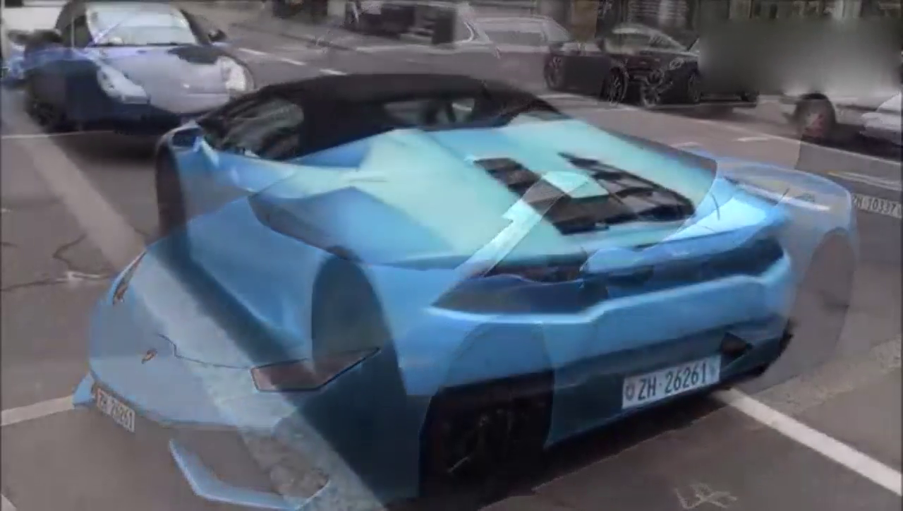 时尚街区 苏黎世街拍各种改装性能车